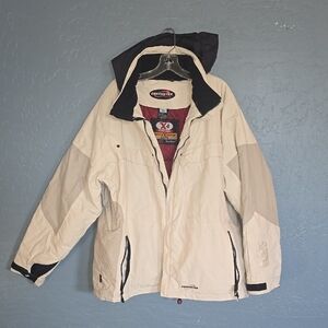 Obermeyer Alt3  Tan and Black Ski Jacket